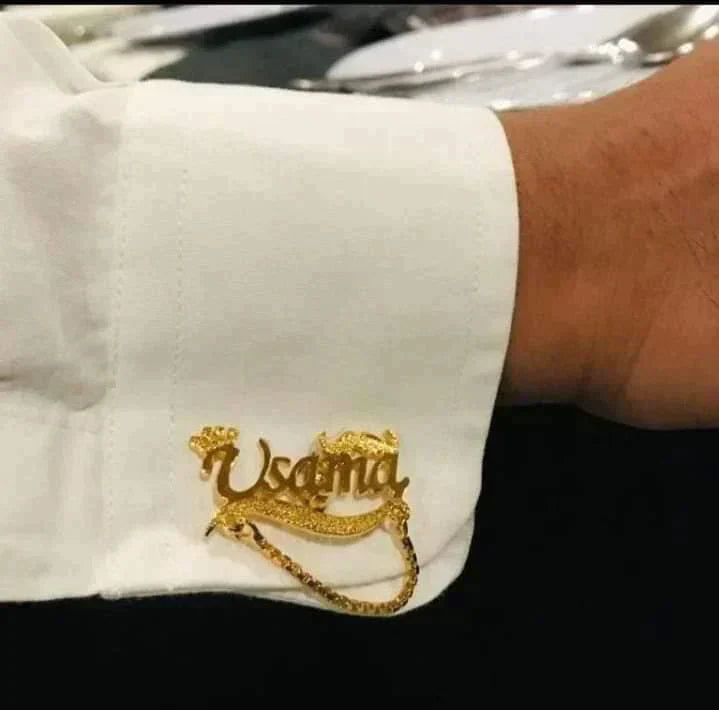 Customize Name Cufflinks